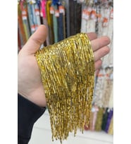 Hematit Taşı Dikdörtgen Kesim Sarı 2x4mm Doğal Taş Dizi