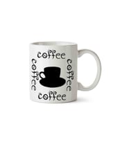Coffee Kahve Porselen Kupa Bardak