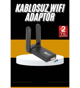 Mbps Wifi Alıcı Kablosuz Wifi Adaptörü Çift Band Çift Antenli