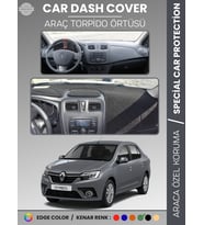 RENAULT SYMBOL 3 ÜST SAKLAMA GÖZLÜ (2013-2021) Torpido Örtüsü Ön Göğüs Halı Torpido Koruma Tam Uyum