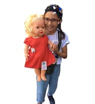Oyuncak Büyük Boy Türkçe Konuşan Sarışın Et Bebek Oyun Arkadaşım 60 Cm (Sarı)