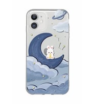 Iphone 11 Uyumlu Sevimli Ayıcık Desenli Şeffaf Telefon Kılıfı