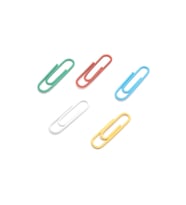 Mas 280 Renkli Ataş Plastik Kaplı Boy 28 Mm (36 Paket)