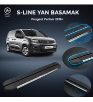 Peugeot Partner S-Line Premium Krom Yan Basamak 2018 Sonrası