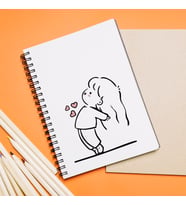Kız Karakter Tasarımlı Defter