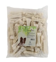 Gardenmix Pres Kemik Çiğneme Kemiği Sütlü Deri Kemik 8 Cm 20-25 G.50li Paket
