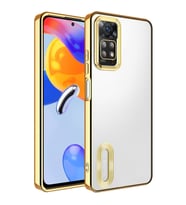 Xiaomi Redmi Note 11 Pro 5G Uyumlu Kılıf Kamera Korumalı Logo Gösteren Zore Omega Kapak