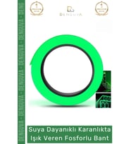 Özel Üretim Suya Dayanıklı Karanlıkta Işık Veren Merdiven Ev Bahçe 4 Metre Fosforlu Yeşil Şerit Bant