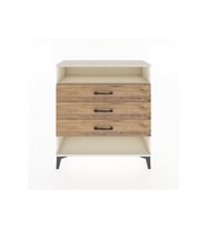 Arges Şifonyer Tek Raflı 3 Çekmeceli 88x30x96 Aytaşı-Çam