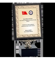 ODAK KUPA - Ahşap Plaketler - PL-058-M A - 18x24 cm