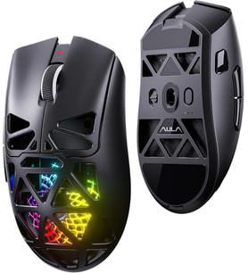 SC620 PAW3311 Sensör 12000 DPI 1000Hz Kablolu ve Kablosuz Gaming Oyuncu Mouse Siyah