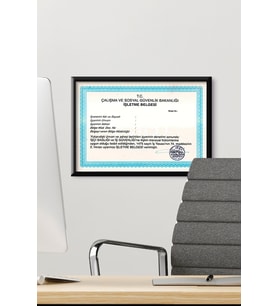 A4 Çerçeve Ucuz 21x30 Sertifika Evrak Diploma Belge Fotoğraf Çerçevesi Duvara Asılabilir Ofis Özc Boş Belge Siyah