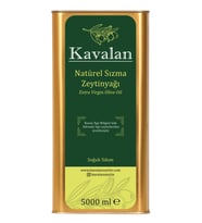 Kavalan İyi Tarım Uyg. 5 Lt Olgun Hasat Kuzey Ege Soğuk Sıkım Natürel Sızma Zeytinyağı