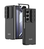 Galaxy Z Fold 5 Kılıf Kıpta Sürgülü Kapak (Siyah)