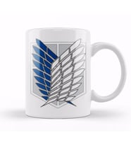 Attack On Titan Logo Kupa Bardak Porselen