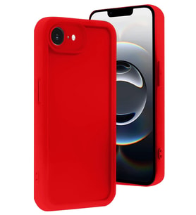 Newface Apple iPhone 16E Kılıf Viera Silikon - Kırmızı