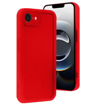 Newface Apple iPhone 16E Kılıf Viera Silikon - Kırmızı