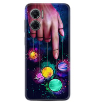 Xiaomi Redmi Note 11E Kılıf Silikon Desen Özel Seri Finger planet 1740