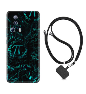Xiaomi Mi 13 Lite Kılıf Silikon Boyun Askılı İpli Desenli Silikon Pi 1701