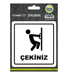 CREA Bİ' DEĞİŞİK STICKER - ÇEKİNİZ 1469