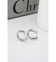 Kadın 316 L Paslanmaz Çelik 1.8 cm Oval Model Küpe