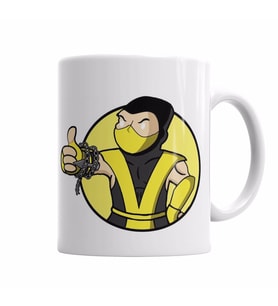 Scorpion Vault Boy Kupa Bardak Porselen