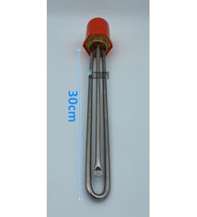 1/4" Krom Kafalı Güneş Enerjisi Rezistansı (Yerli Üretim) Termostat İstiyorum-Kapak İstiyorum (Metal)