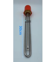 1/4" Krom Kafalı Güneş Enerjisi Rezistansı (Yerli Üretim) Termostat İstiyorum-Kapak İstiyorum (Metal)