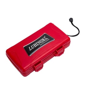 Lubinski Seyahat Puro Kutusu Humidor Kırılmaz Plastik Kırmızı 5's LB-621