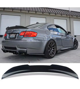 Bmw E92 PSM Bagaj Üstü Spoiler Parlak Siyah Spoyler Plastik İthal 2006-2010