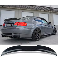 Bmw E92 PSM Bagaj Üstü Spoiler Parlak Siyah Spoyler Plastik İthal 2006-2010