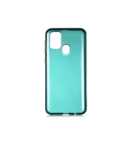 Samsung Galaxy M31 Uyumlu Kılıf Zore Bistro Kapak (Koyu Yeşil)
