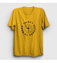 Presmono Unisex Sarı Circle 30 Seconds To Mars T-Shirt 171381tt (Sarı)