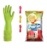 Parin Uzun Konçlu Lateks Bulaşık ve Temizlik Eldiveni, Large, 12 Çift