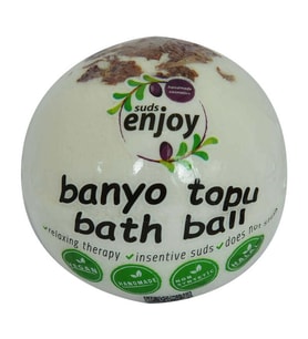 Beyaz Gül El Yapımı Banyo Küvet Topu Sabunu Beyaz 90-120 Gr