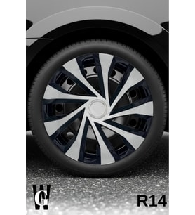 Honda Prelude 14 İnç Jant Kapağı (4 ADET) Siyah Gri C122
