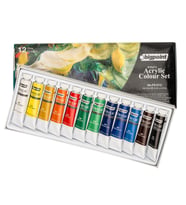 Bigpoint Akrilik Boya Seti 12ml Tüp x 12 Renk