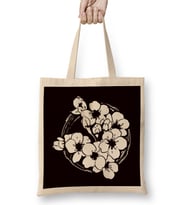 Sakura Japan Cherry Blossom Tree Nature Japanese Art Flower Bez Çanta Uzun Saplı
