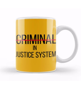 Criminal İn Justice System Black Lives Matter Kupa Bardak Porselen