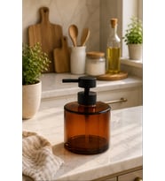 cam sıvı sabunluk 500 ml