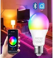 Akıllı Bluetooth Led Ampul 9W Rgb+Cct Sese Duyarlı Zaman Ayarlı Wi-fi Kontrollü Ampul