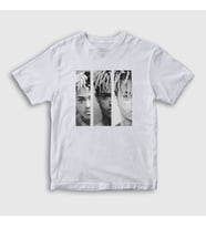 Presmono Unisex Çocuk Beyaz Three XXXTentacion T-Shirt 49330tt (Beyaz)
