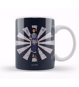 Avatar The Last Airbender Katara Retro Japanese Avatar Kupa Bardak Porselen