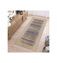 Rovigo Home Dijital Baskı Yıkanabilir Kaymaz Taban Salon Halısı  RVG1797 (Bej)