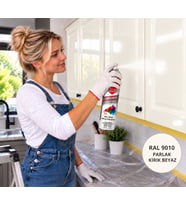 Ral 9010 Beyaz Sprey Boya(Parlak Kırık Beyaz)Akrilik Börfh 400 Ml (6025008)