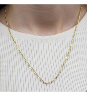 50 Cm Figaro Zincir Kolye (Gold)