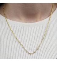 50 Cm Figaro Zincir Kolye (Gold)