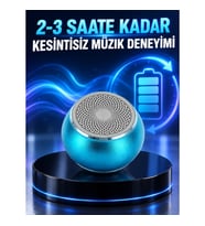 Mey İthalat® Kablosuz Bluetooth 5.0 Hoparlör Kompakt ve Güçlü Ses Yeni Nesil