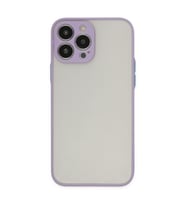 Iphone 14 Kılıf Montreal Silikon Kapak - Mor