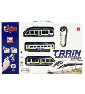 RC Uzaktan Kumandalı Tren Seti 3+ Yaş 39 Parça 308 cm Raylı Işıklı Oyuncak